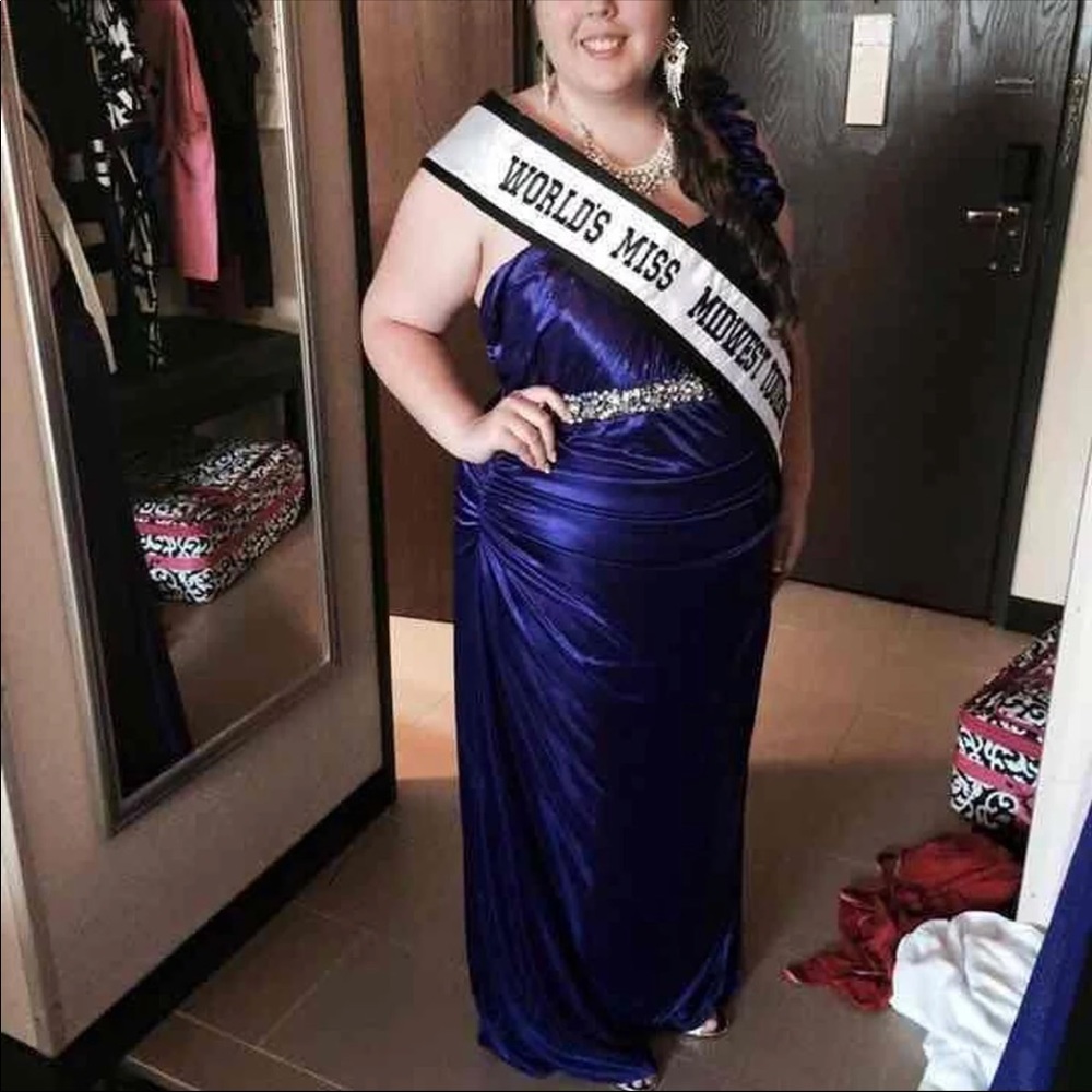 Purple prom dress